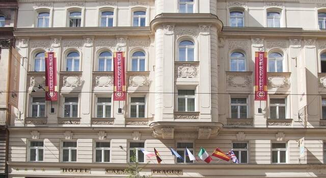 Gebouw van Hotel Caesar in Praag
