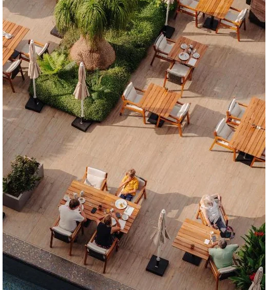 Saccharum Resort terras 