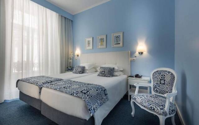 Tweepersoonskamer van Residencial Florescente Lissabon
