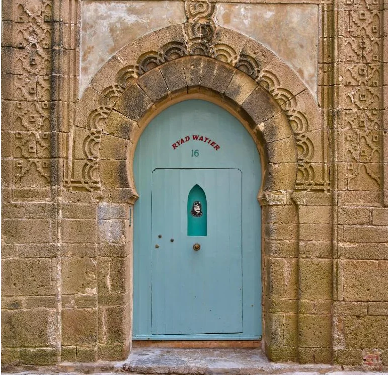 Voordeur van Ryad Watier Essaouira