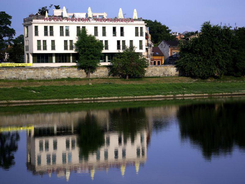 Buitenzijde van Hotel Poleski in Krakau