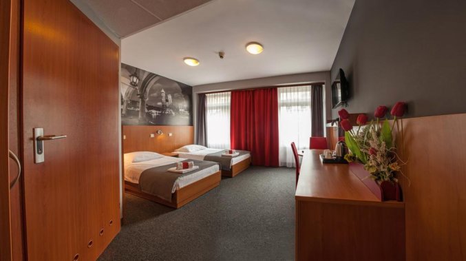 Tweepersoonskamer van Hotel Alexander in Krakau