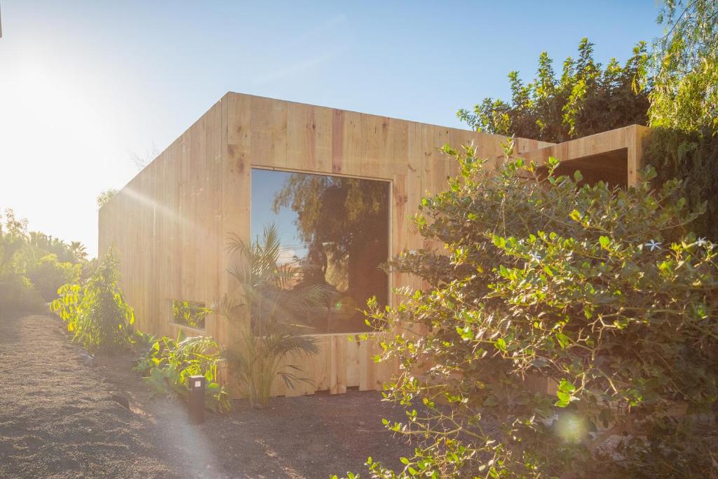 El Patio de Lajares - houten cabana in de tuin