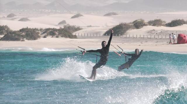 El Patio de Lajares - surfen voor de kust