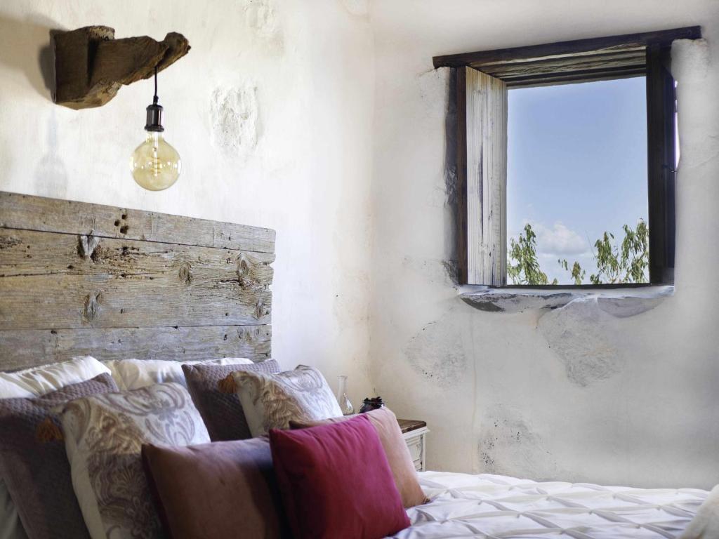 Hacienda El Terrero - slaapkamer met uitzicht