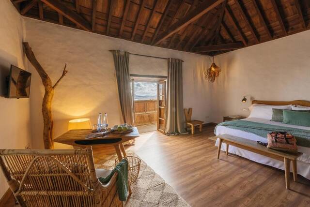 Hotel Boutique Palacio Ico - suite met houten kap