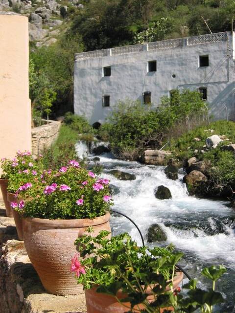 Molino del Santo - de oude molen aan de beek