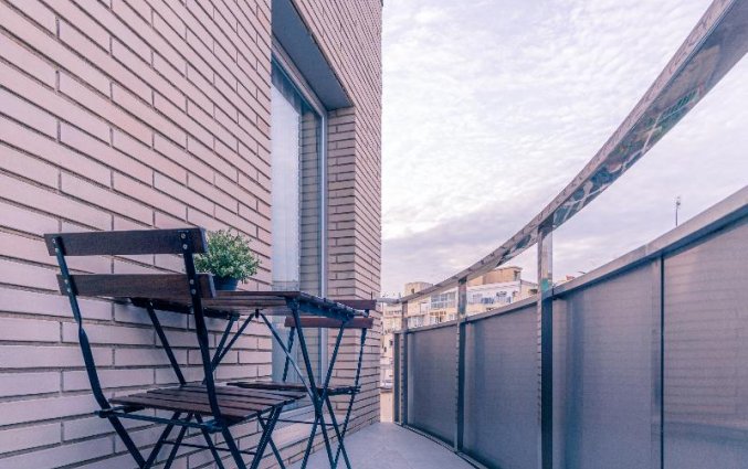 Balkon van Hotel Madanis Barcelona