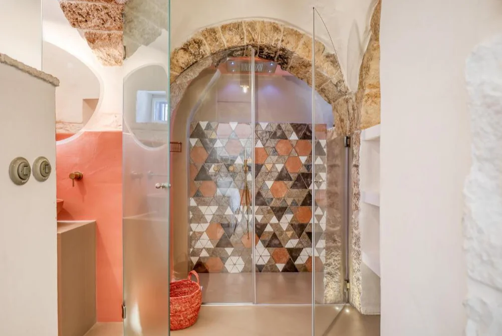 Bed and Breakfast Trulli Terra Magica badkamer