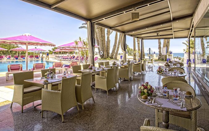 Terras van Hotel Royal Mirage Agadir