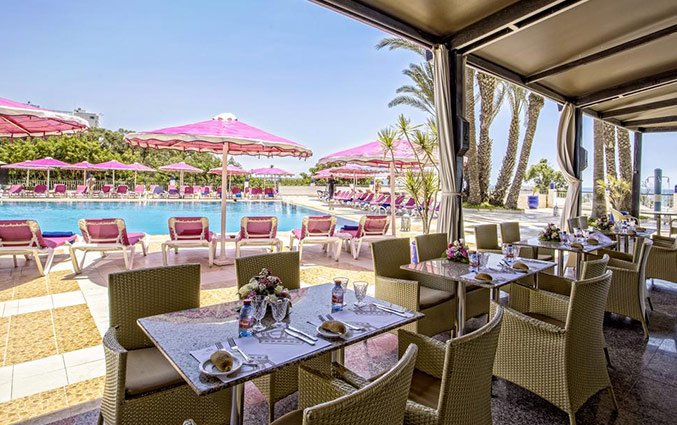 Terras van Hotel Royal Mirage Agadir