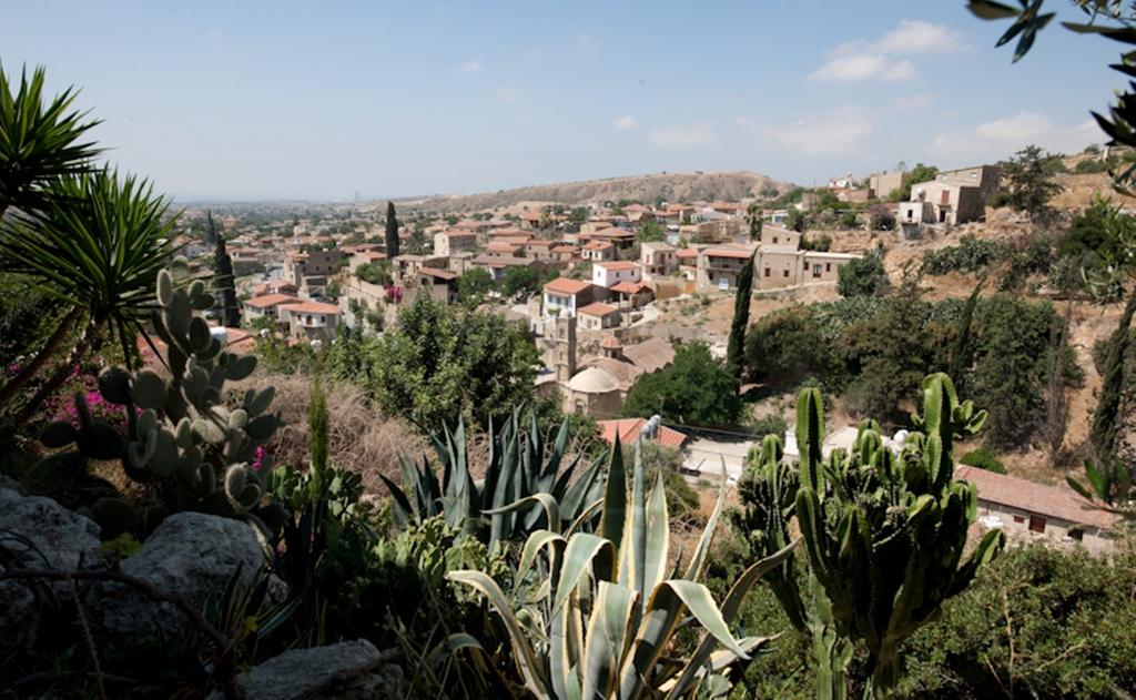 Uitzicht vanaf Appartementen Cyprus Village