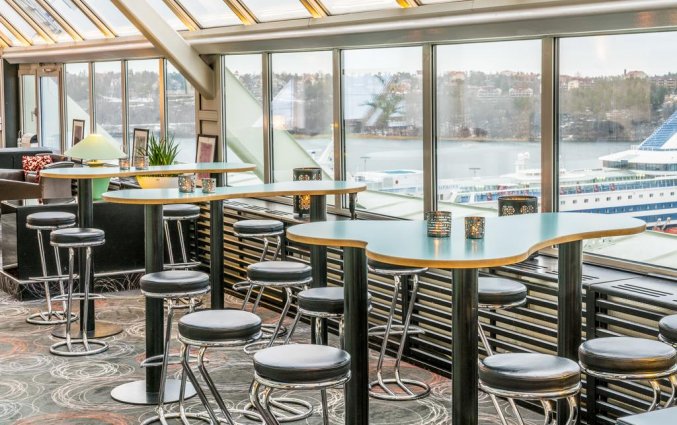 Restaurant met uitzicht van Hotel Scandic Ariadne in Stockholm