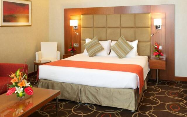 Tweepersoonskamer van Hotel Carlton Al Barsha in Dubai