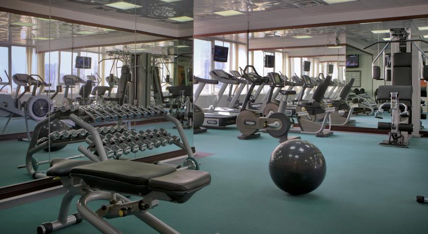 Gym van hotel Jumeira Rotana
