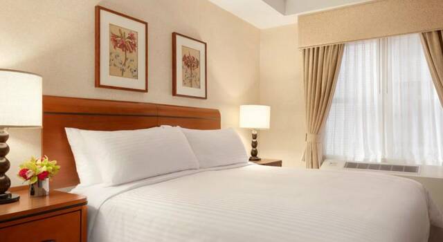 Kamer van Hotel Edison in New York
