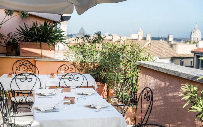 Uitzicht vanaf Hotel Corcordia Rome