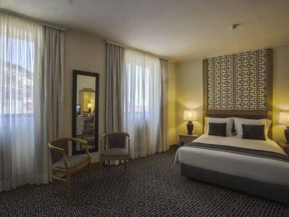 Tweepersoonskamer van Hotel Mundial in Lissabon