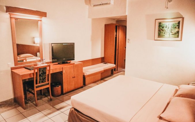 Tweepersoonskamer van Hotel Kuta Lagoon Resort op Bali