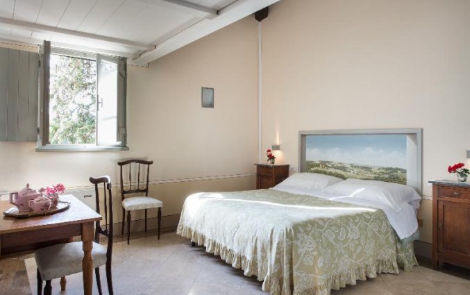 Tweepersoonskamer van Bed and breakfast Poderi Arcangelo in Toscane