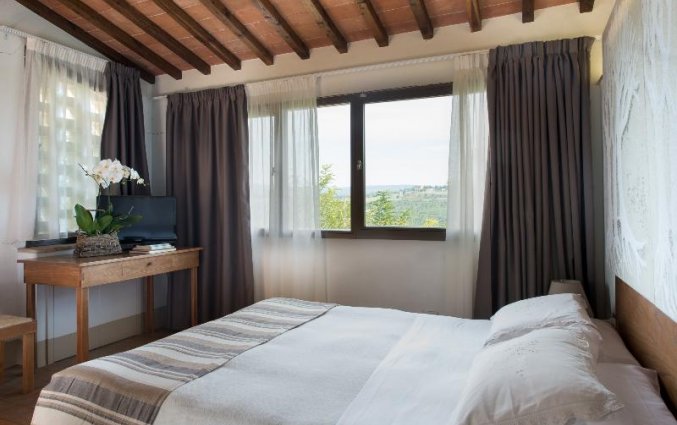 Tweepersoonskamer van Bed and breakfast Poderi Arcangelo in Toscane