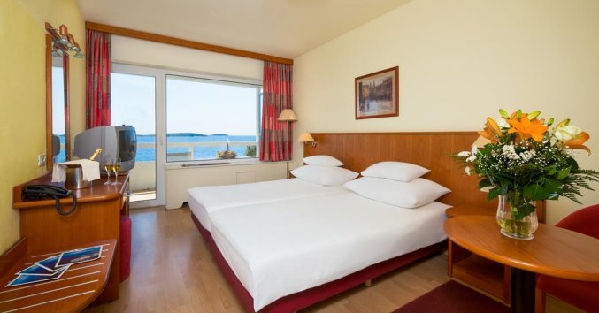Tweepersoonskamer van Hotel Zora in Dalmatië