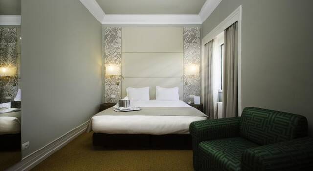 Tweepersoonskamer van Hotel Miraparque in Lissabon