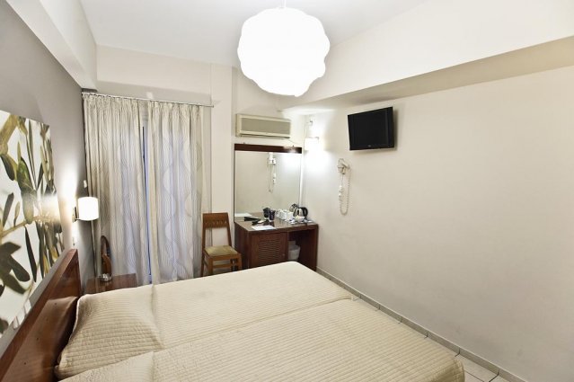 Tweepersoonskamer van Hotel Epidavros Athene