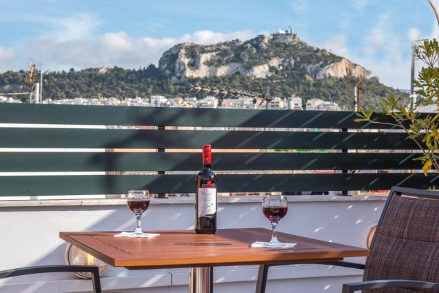 Dakterras van Hotel Best Western Museum in Athene