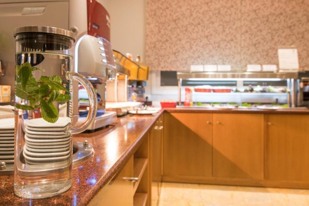 Ontbijtbuffet van Hotel Best Western Museum in Athene