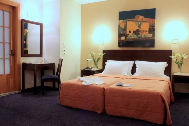 Tweepersoonskamer van Hotel Best Western Museum in Athene
