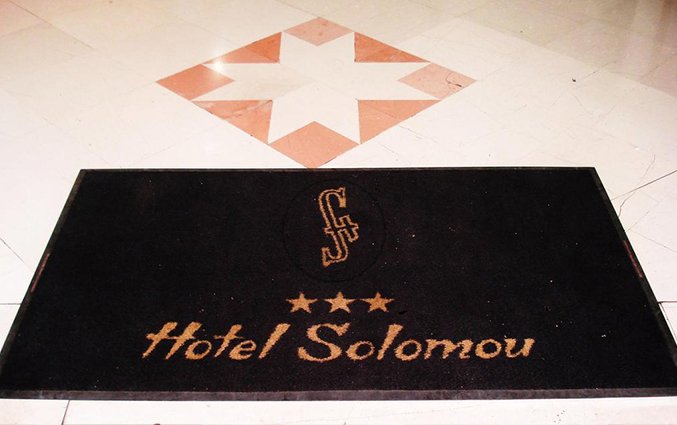 Entree van Hotel Solomou in Athene