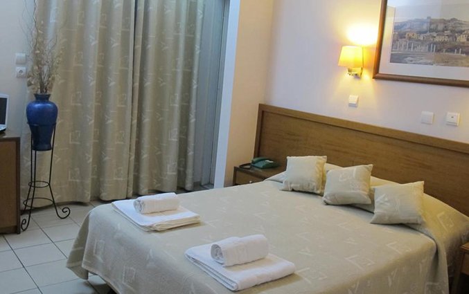 Tweepersoonskamer van Hotel Solomou in Athene