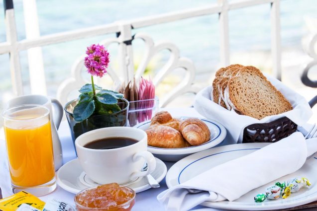 Ontbijt van Hotel Coral in Athene