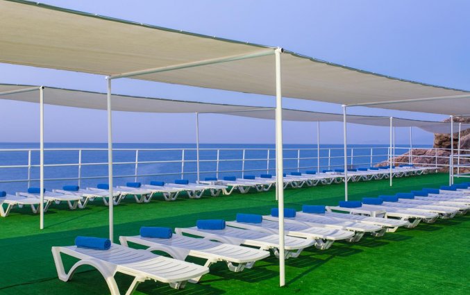 Eigen strand van Hotel Club Falcon in Antalya