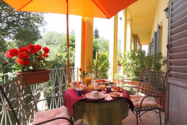 Terras van Hotel Annalena in Florence