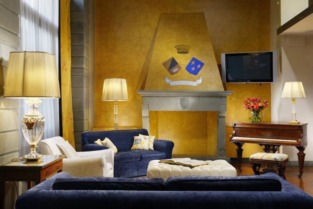 Lounge van Hotel Kraft in Florence