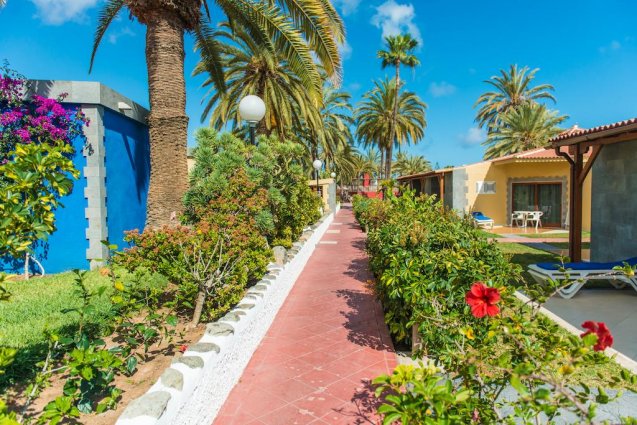 De bungalows van Bungalows Miraflor Suites op Gran Canaria