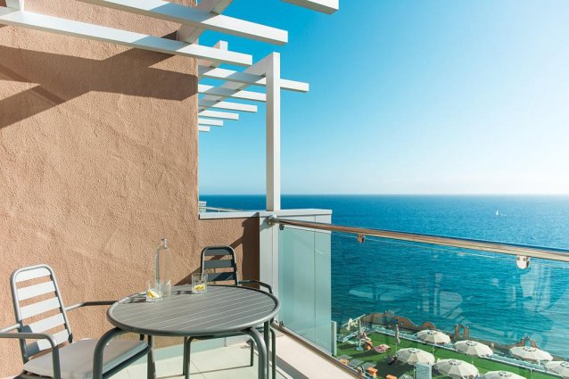 Uitzicht vanaf Hotel Riviera Vista op Gran Canaria