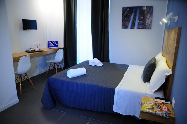 Tweepersoonskamer van Bed & Breakfast Maison Du La Metro
