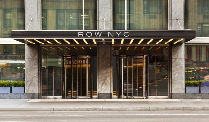 Ingang van Hotel Row NYC