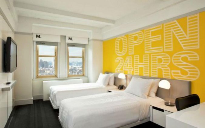 Tweepersoonskamer van Hotel Row NYC