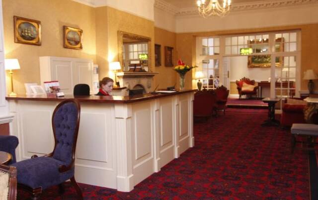 Receptie van Hotel Castle in Dublin