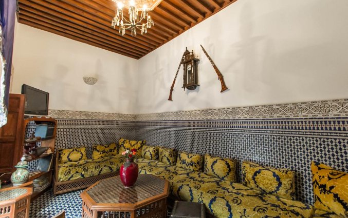 Lounge van Riad Dar Chrifa in Fez