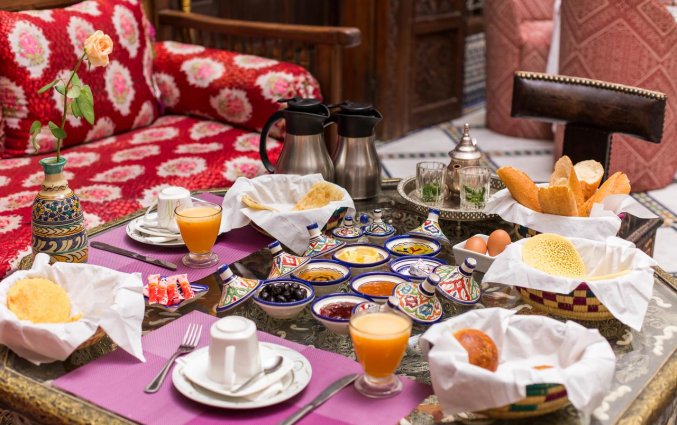 Ontbijt van Riad Dar Chrifa in Fez