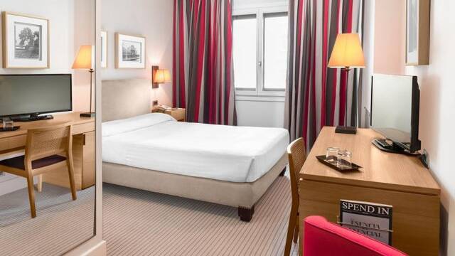 Tweepersoonskamer van Hotel Ercilla in Bilbao