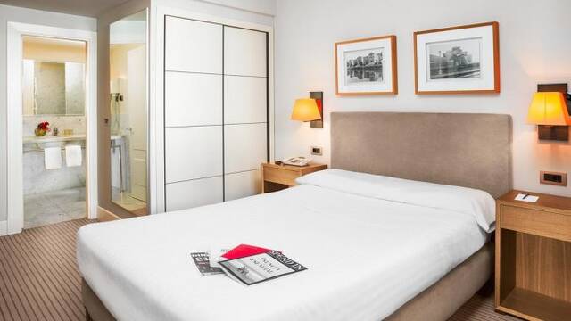 Tweepersoonskamer van Hotel Ercilla in Bilbao