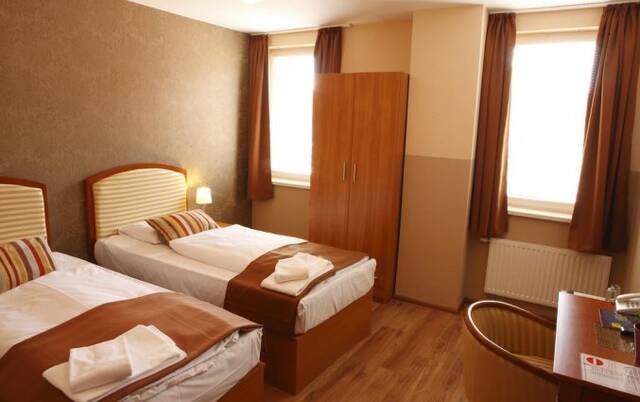 Tweepersoonskamer van Hotel Six Inn Budapest