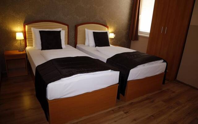 Tweepersoonskamer van Hotel Six Inn Budapest