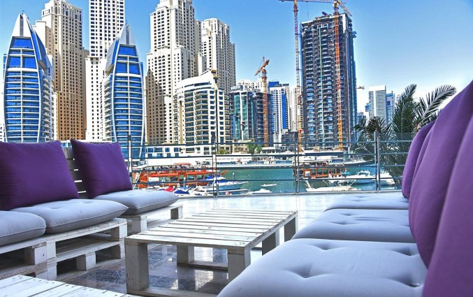 Dakterras van Hotel Jannah Marina Bay Suites in Dubai